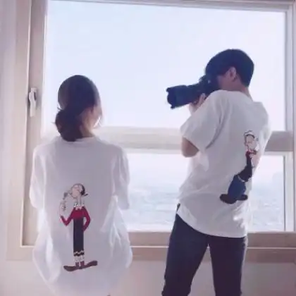 最新幸福情侣微博头像,我们都是彼此的依靠