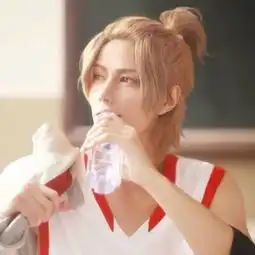 风景人物头像男薄纱