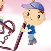 搞笑情侣头像一对两张带字图片卡通