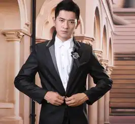 男士礼服结婚礼服新郎礼服男士主持人服结婚西装西服价格厂家图片