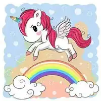 彩虹卡通图片七色彩虹卡通可爱图片