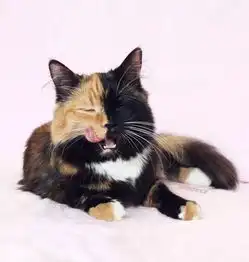 ins上有位妹子养了一只喵,从右边看是橘猫,从左边是黑猫像精灵一样