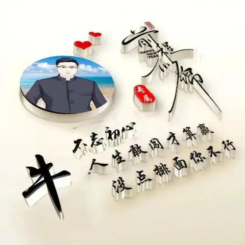 百家姓氏头像,3d立体前程似锦励志签名头像,人生敢闯才算赢