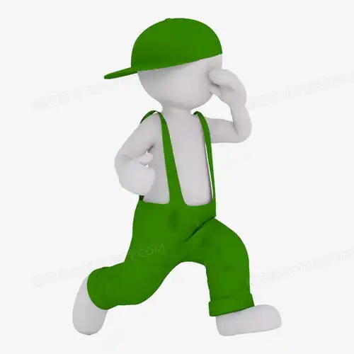 3d立体小绿人呐喊呼吁png图片素材免费下载立体png19201920像素