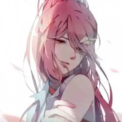 伤感卡通情侣头像,背后搂着你当面换着你