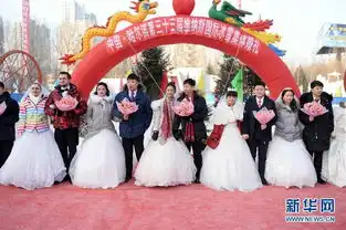 哈尔滨18对新人冰天雪地举行国际婚礼