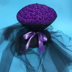 圣诞节99朵香皂玫瑰花束创意手捧婚纱情人节送女朋友闺蜜生日礼物,一品好特惠