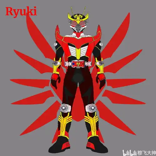 up主自制假面骑士龙骑ryuki全骑士图片