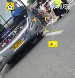 男子碰瓷躺公交车下民警在地上放20块将其引诱出来