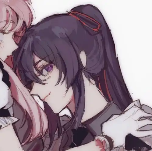 动漫情侣头像他会穿越人潮向你走来你要堆糖,美图壁纸兴趣社区