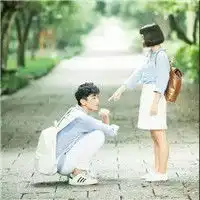 清新情侣恩爱头像超甜蜜的清新情侣