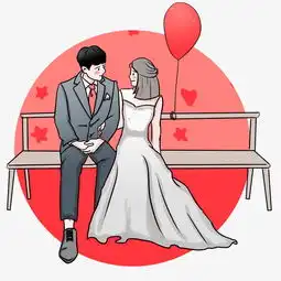 七夕情人节婚礼红色主题时尚插画图片素材其他格式下载动漫人物大全