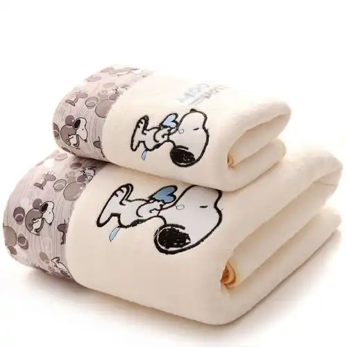 加厚儿童比纯棉吸水毛巾浴巾套装男女成人柔软