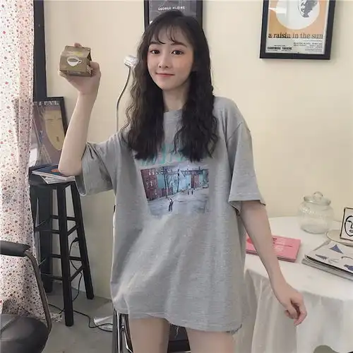 2020春夏港风ins网红怪味泫雅风mschf上衣女装t恤amm福卡商城