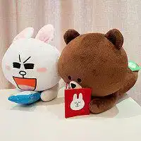 布朗熊和可妮兔呆萌情侣头像微信头像图片大全