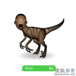 组图球星超萌表情包哈登异域风情波什变恐龙7877109