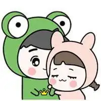 类似蛙哥兔姐情侣头像微信头像图片大全