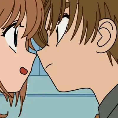 于泽可爱甜蜜动漫情侣头像
