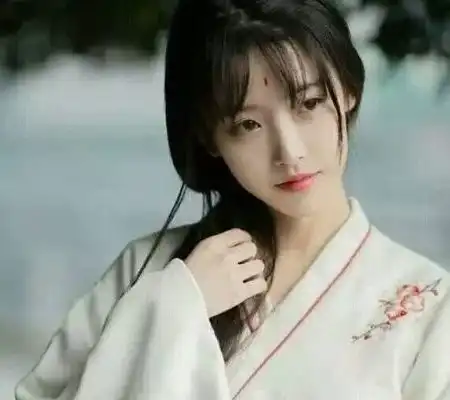 最近大火的桃花辫,跟汉服简直绝配网友初恋的感觉