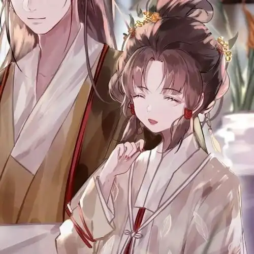 古风情侣头像君如参星我如商,此去一隔两相忘