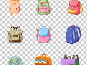 卡通手绘小学生书包儿童背包开学季png免扣素材图片模板下载95.71mb办公商务大全生活工作