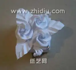 七夕情人节折纸玫瑰礼盒手工diy教程
