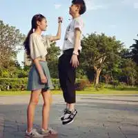 情侣头像校服控校服情侣