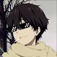 戴眼镜动漫装逼图片霸气有个性戴墨镜装逼男生头像