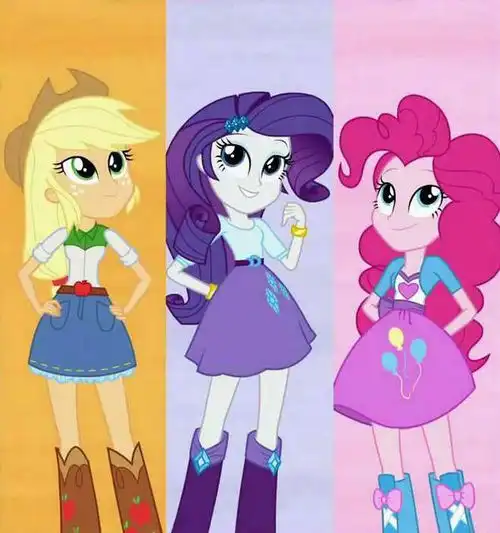 动漫小马宝莉之小马国女孩图片