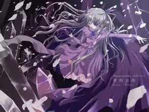 可爱又有一点冷酷无情的银发红发蓝发粉发紫发的动漫少女图片