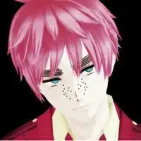 动漫红蓝异瞳男生头像黑白高冷异瞳男生头像