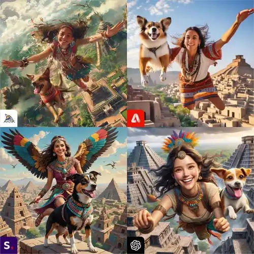 四大顶流ai绘图模型真实评测midjourneyadobesd以及dalle