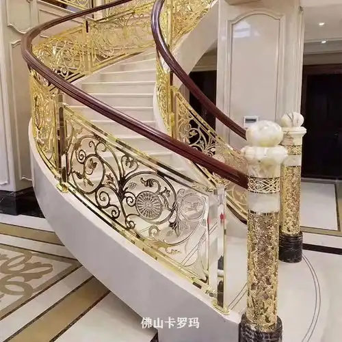 安装室内铜艺楼梯栏杆经验丰富的厂家
