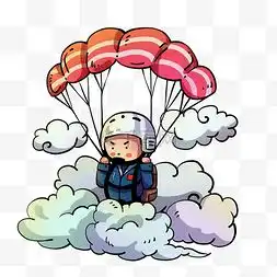 降落伞卡通图片图片降落伞卡通图片图片素材免费下载千库网