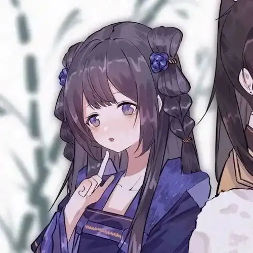 古风情头情侣漫头
