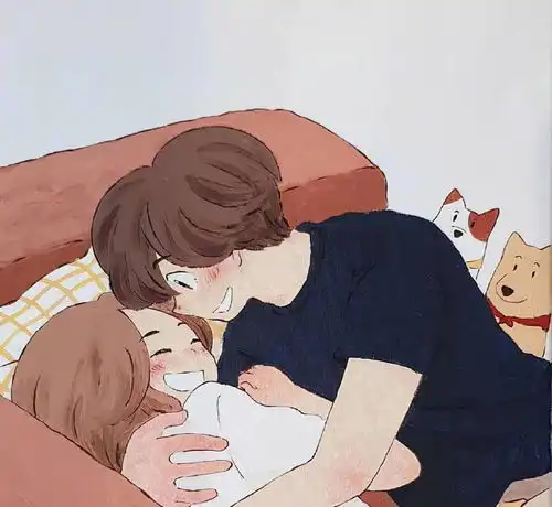 男人遇到了爱情才会有的样子,装不出来