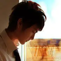 求蓝色系森系情侣头像