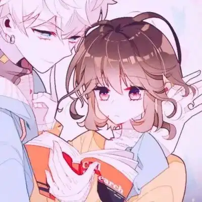 情侣头像晚安