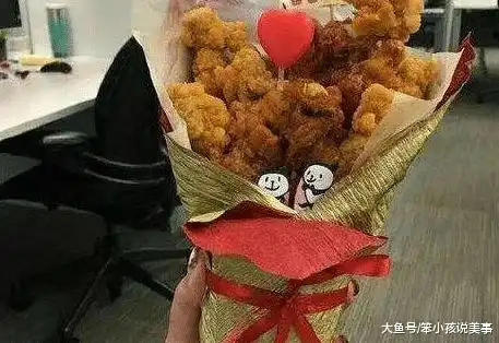吃货的情人节花束是啥样的看到网友晒图,秒变柠檬精