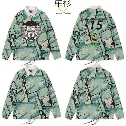 夹克风衣款班服图片,温暖深秋意的班服设计