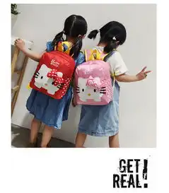 儿童书包韩版卡通蝴蝶结波点印花幼儿园小背包男童女童双肩包yp