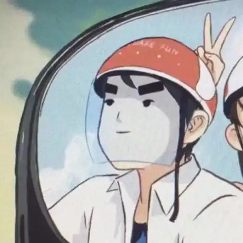 颜希情头动漫沙雕背影