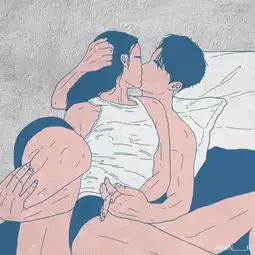 当下最火的虐狗情侣小画作