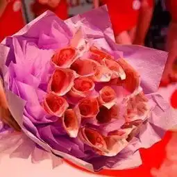 情人节,我要送你一束花