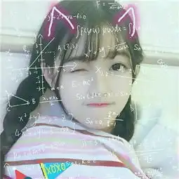 带有数学公式的头像女生个性精选潮流好看的女生带公式头像