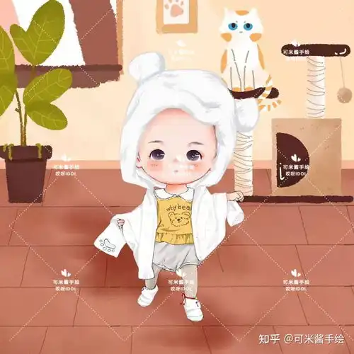 萌娃风二次元手绘头像