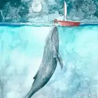 唯美的头像深海蓝鲸微信头像图片大全