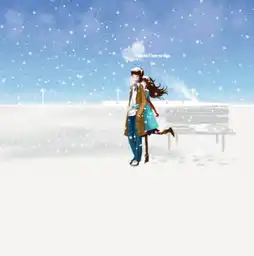 求一张浪漫情侣在雪地里的图片