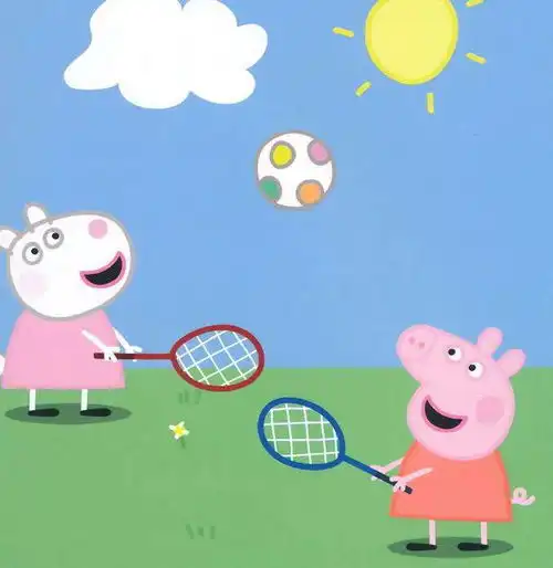 小猪佩奇情侣头像一左一右粉红猪小妹萌萌哒