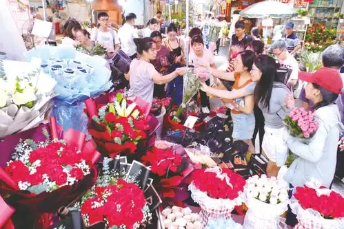 花市鲜花热销大学生抢抓甜蜜商机